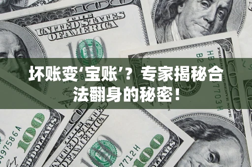 北京坏账变‘宝账’？专家揭秘合法翻身的秘密！