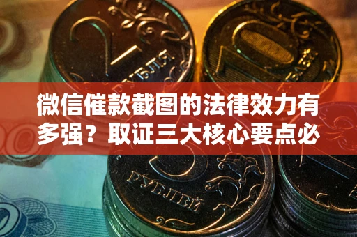 北京微信催款截图的法律效力有多强？取证三大核心要点必须知道！
