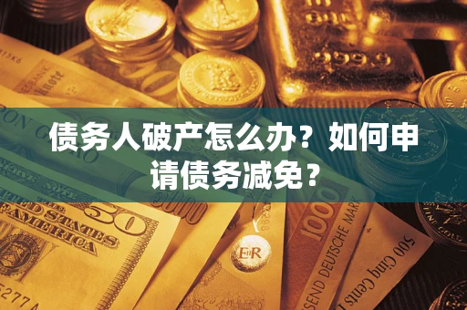 北京债务人破产怎么办？如何申请债务减免？
