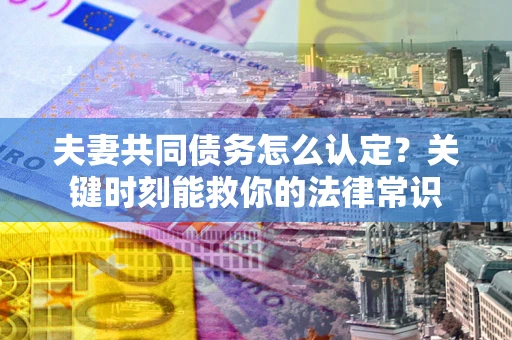 北京夫妻共同债务怎么认定？关键时刻能救你的法律常识
